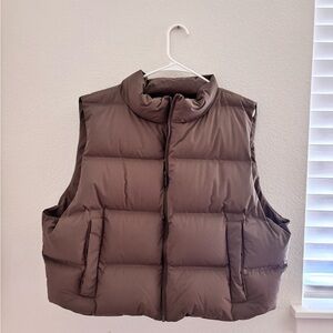 Nuuds Mocha Puffer Vest
